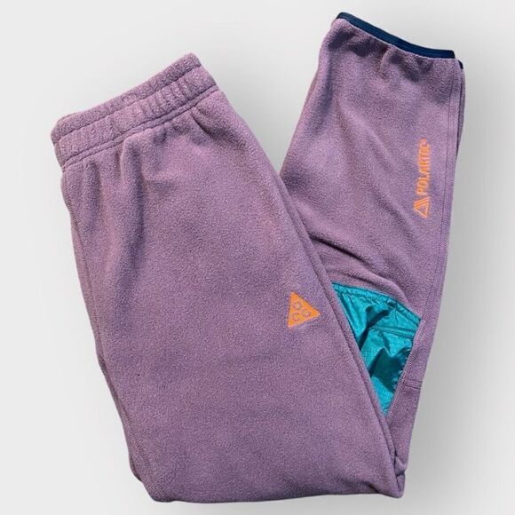 Nike ACG Polartec "Wolf tree” Big Kids Joggers Sweatpants DQ8737-553 size L New - Picture 1 of 11
